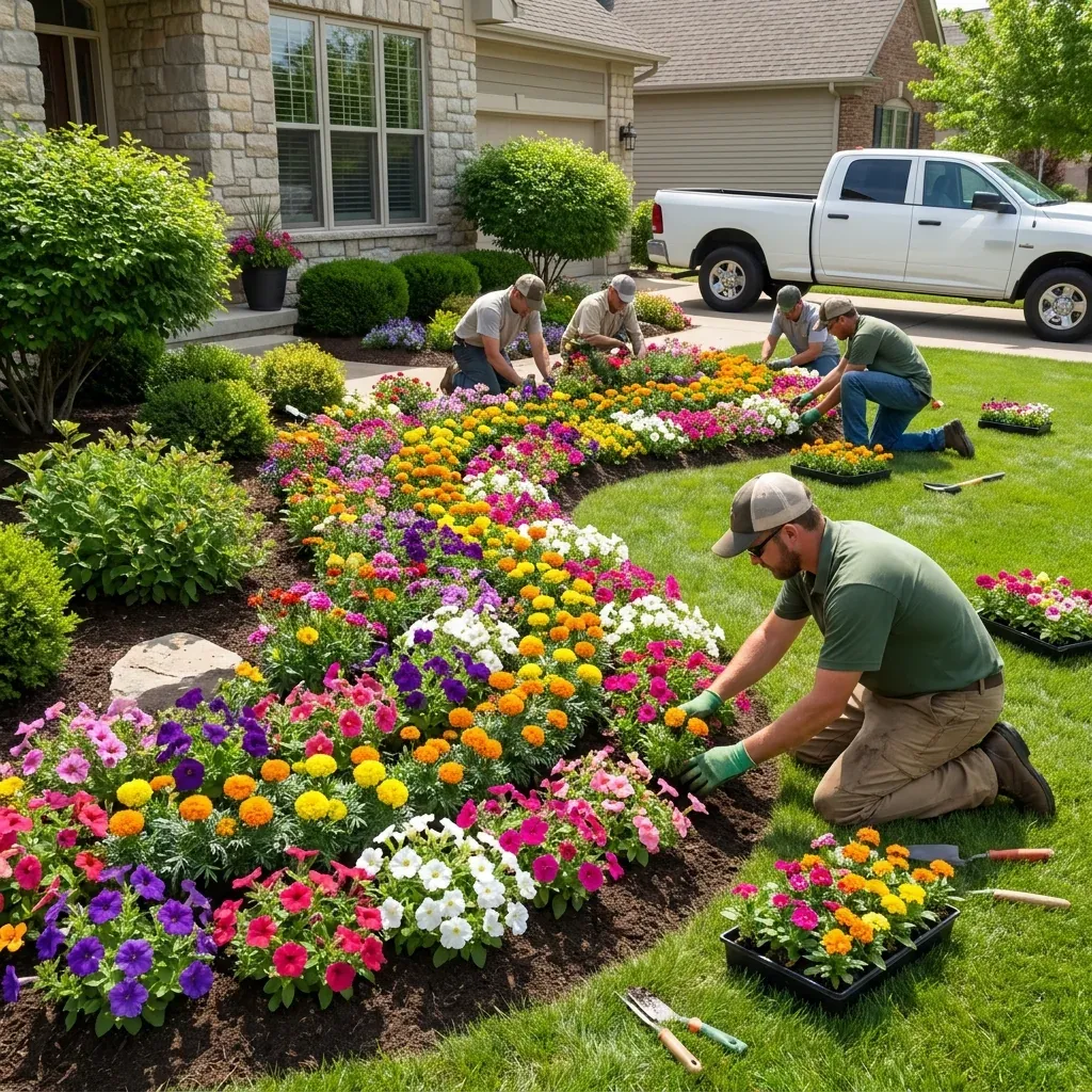 Annual Flower Planting project portfolio — Landscapify Vancouver landscaping