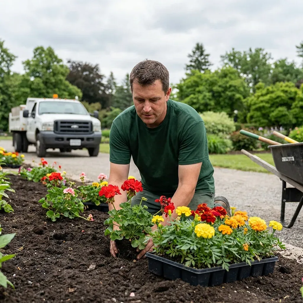 Annual Flower Planting project portfolio — Landscapify Vancouver landscaping