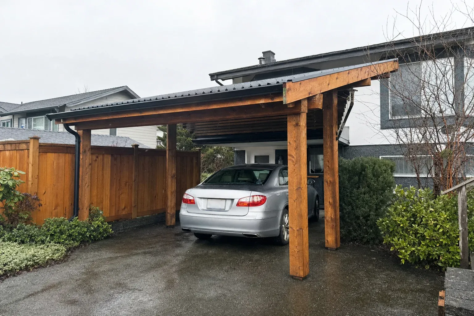 Carports project portfolio, Landscapify Vancouver landscaping