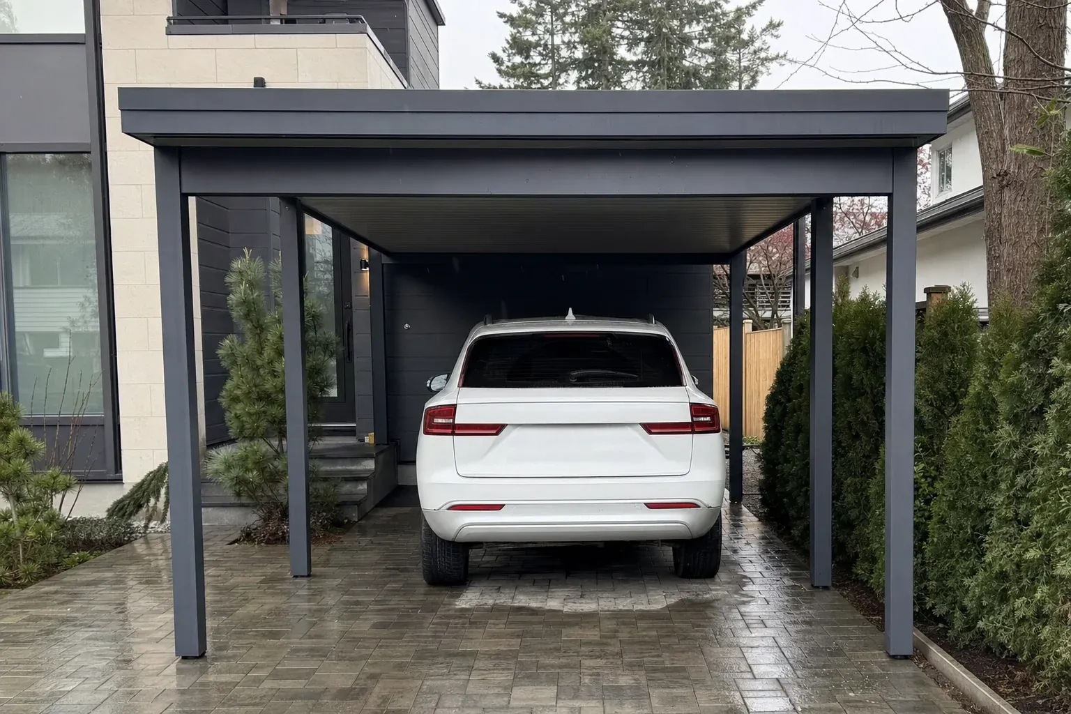 Carports project portfolio, Landscapify Vancouver landscaping