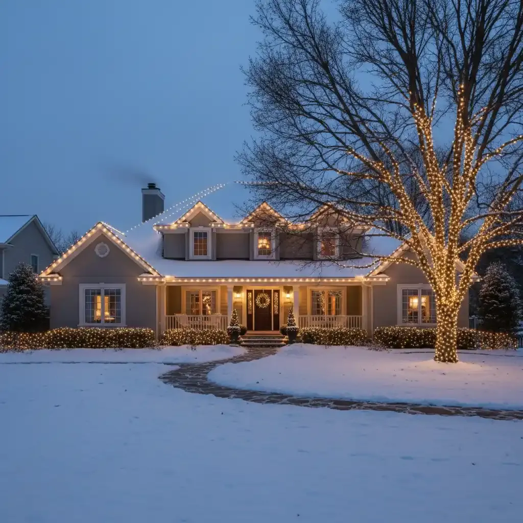 Christmas Light Installation