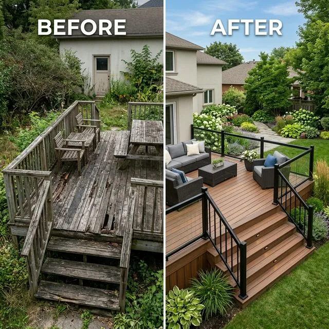 Custom Decks project portfolio — Landscapify Vancouver landscaping