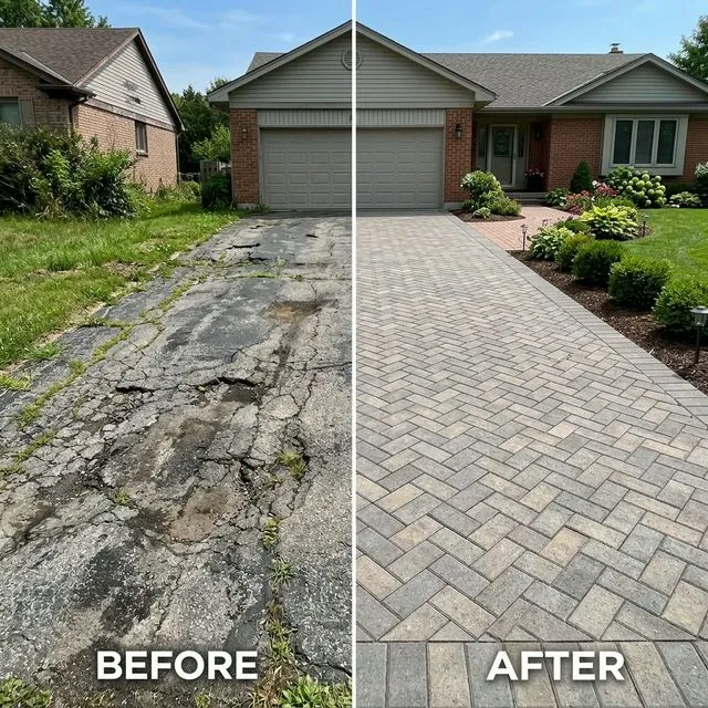 Driveways & Parking project portfolio — Landscapify Vancouver landscaping