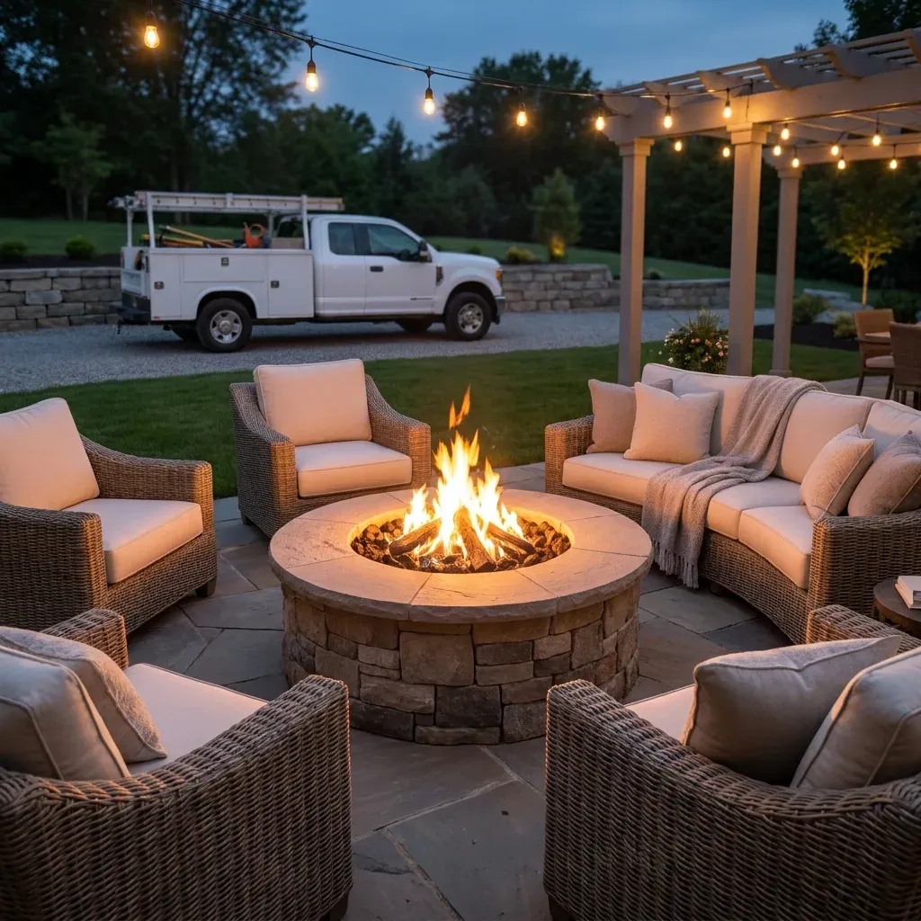 Fire Pits project portfolio — Landscapify Vancouver landscaping