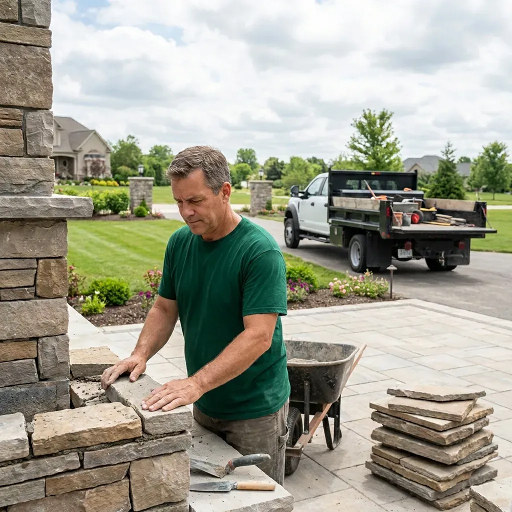 Outdoor Fireplaces project portfolio — Landscapify Vancouver landscaping