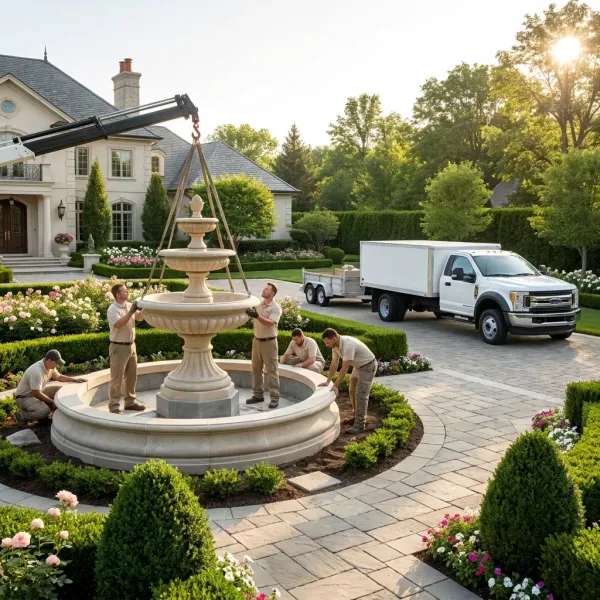 Water Feature project by Landscapify near Marpole
