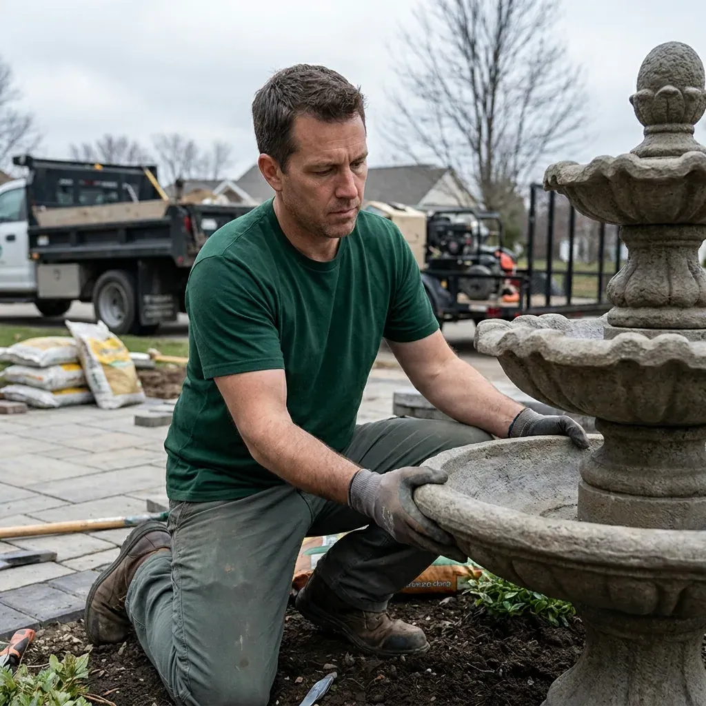 Fountains project portfolio — Landscapify Vancouver landscaping