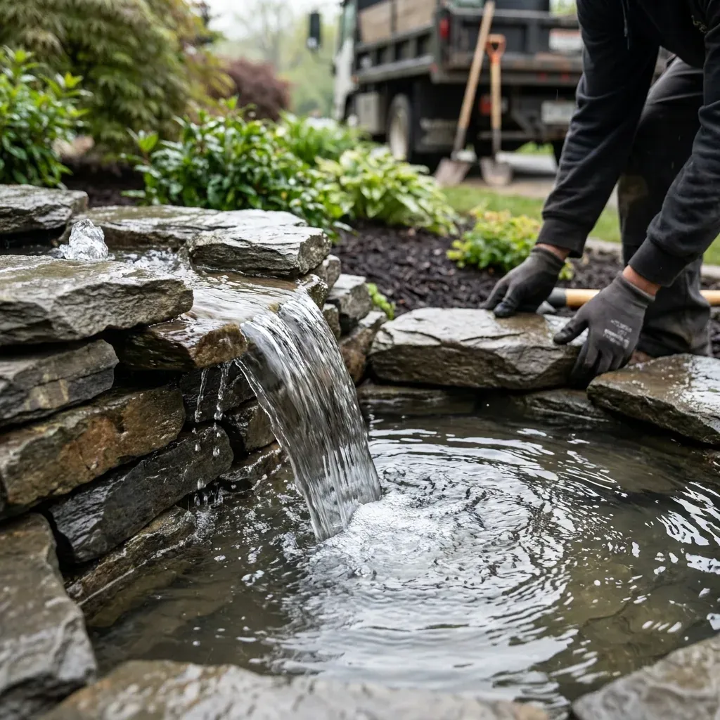 Fountains project portfolio — Landscapify Vancouver landscaping
