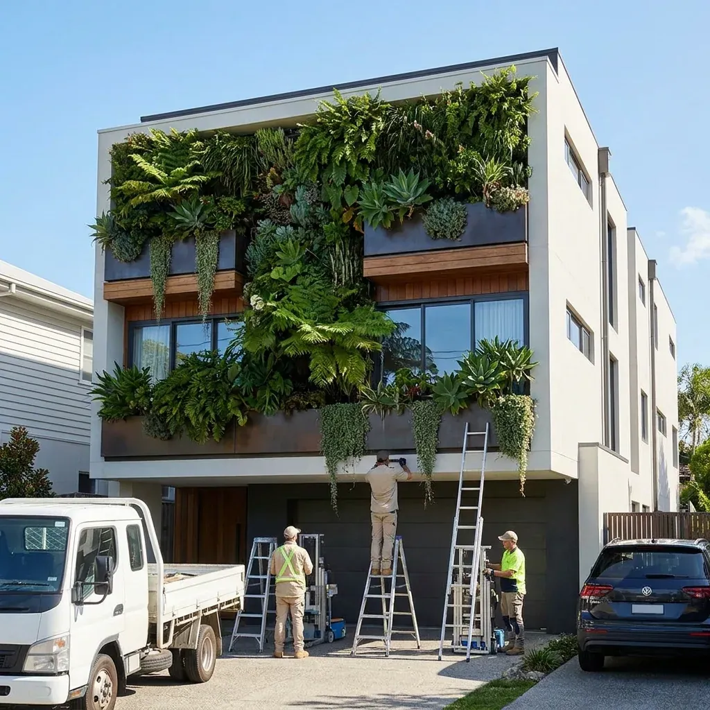 Green Walls & Vertical Gardens project portfolio — Landscapify Vancouver landscaping