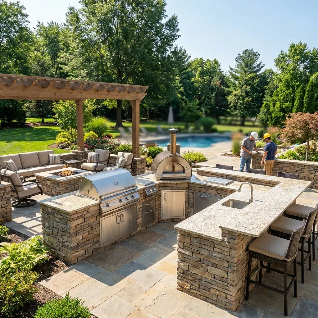 Outdoor Kitchens project portfolio — Landscapify Vancouver landscaping