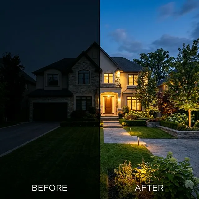 Garden & Path Lighting project portfolio — Landscapify Vancouver landscaping