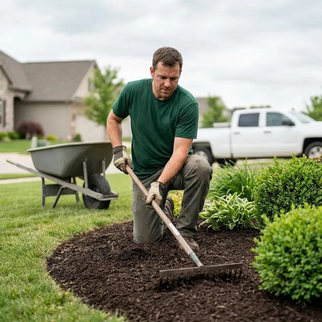 Organic Mulch Installation project portfolio — Landscapify Vancouver landscaping