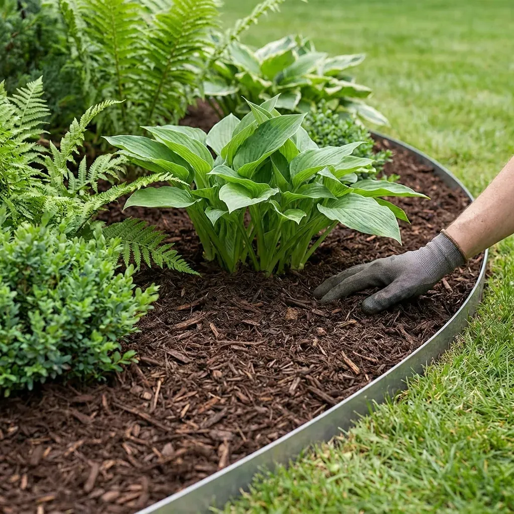 Organic Mulch Installation project portfolio — Landscapify Vancouver landscaping