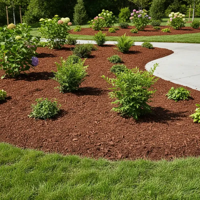 Organic Mulch Installation