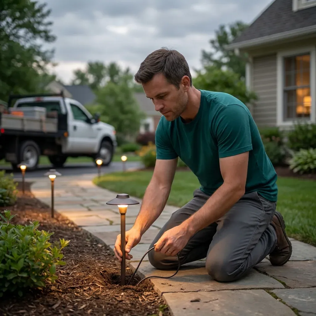 Pathway Lighting project portfolio — Landscapify Vancouver landscaping