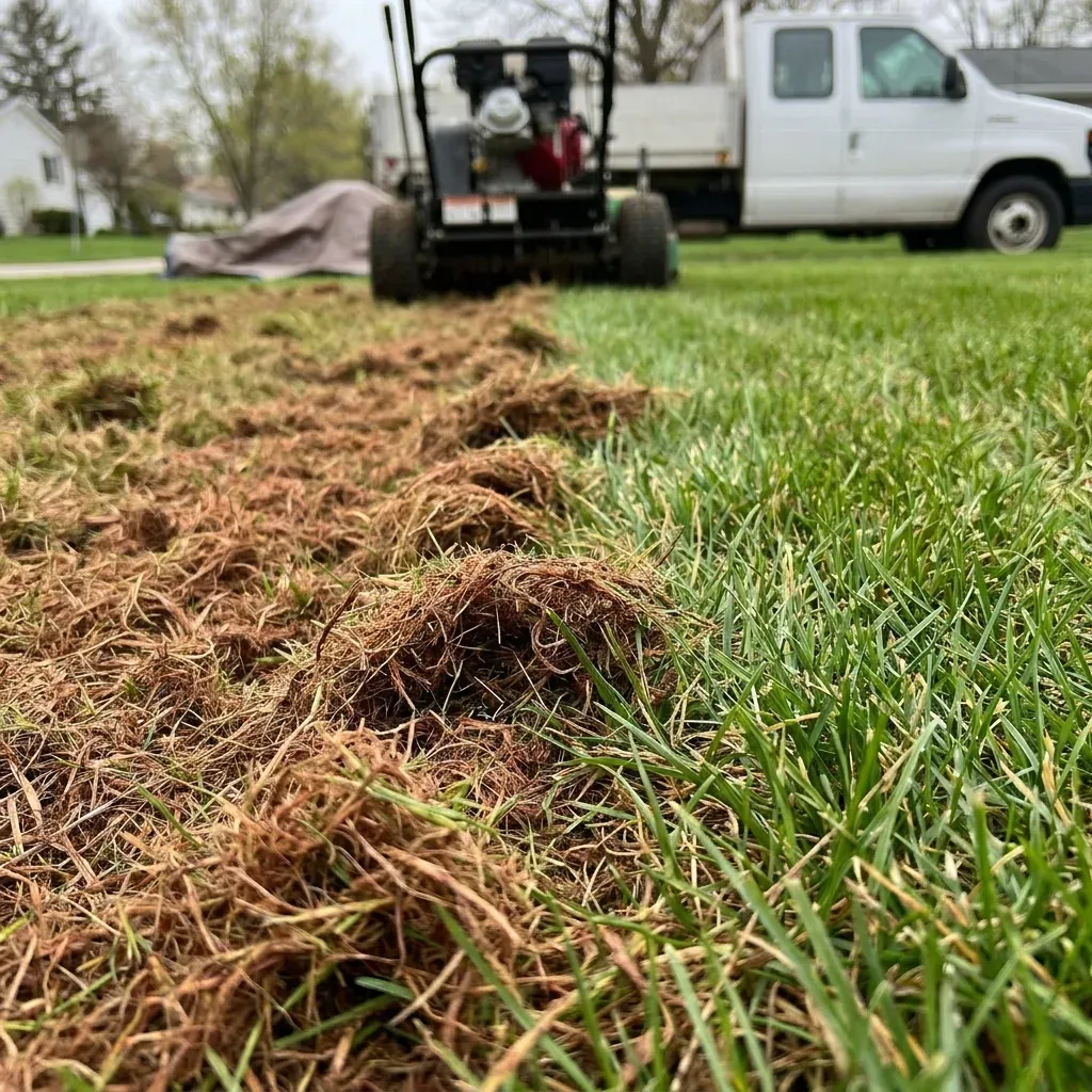 Power Raking (Dethatching) project portfolio — Landscapify Vancouver landscaping