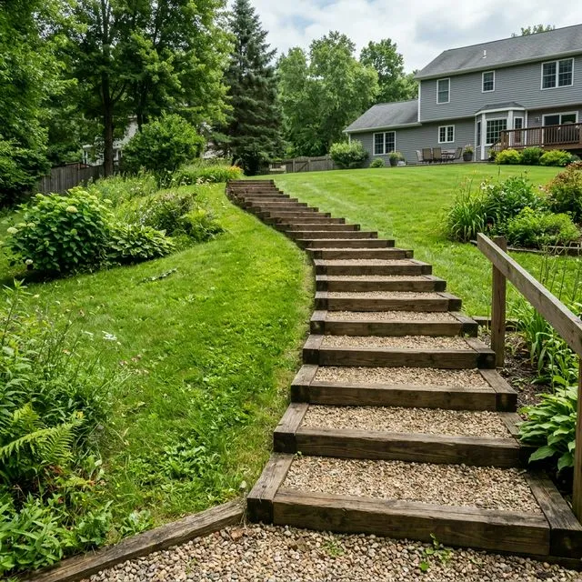 Outdoor Staircases project portfolio — Landscapify Vancouver landscaping
