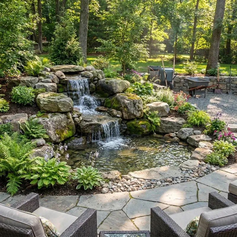North Shore landscape and outdoor living project by Landscapify